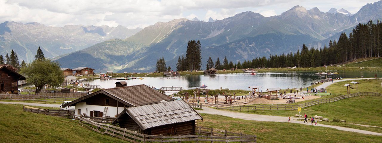 Die schön gelegene Seealm Hög, © Tirol Werbung/Frank Bauer