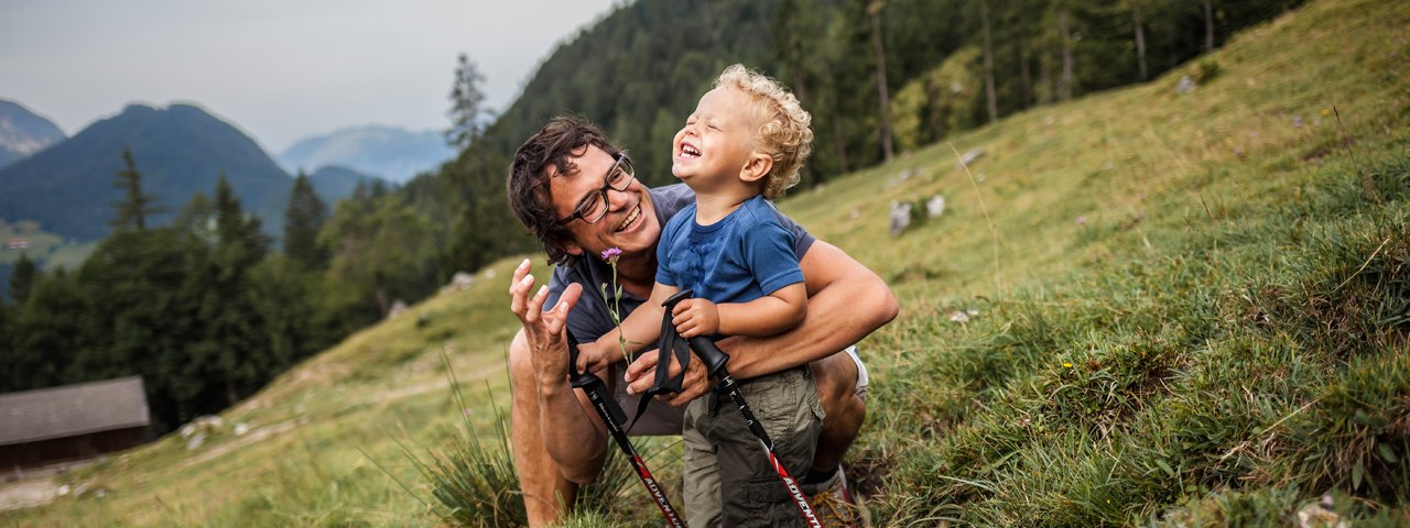 Vandring med børn, © Tirol Werbung/Robert Pupeter